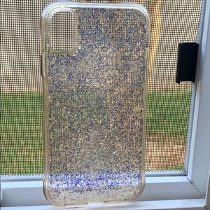 iPhone xr/xs crystal case-mate case.